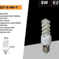 Lampadine LED E27 8W, Confezione da 10 Pezzi, 720LM, 3000K/4000K/6500K, Lampadina LED a Spirale, Luce Calda/Naturale/Fredda, CRI>80, Illuminazione 360°, Risparmio Energetico, Modello E27-S-8W