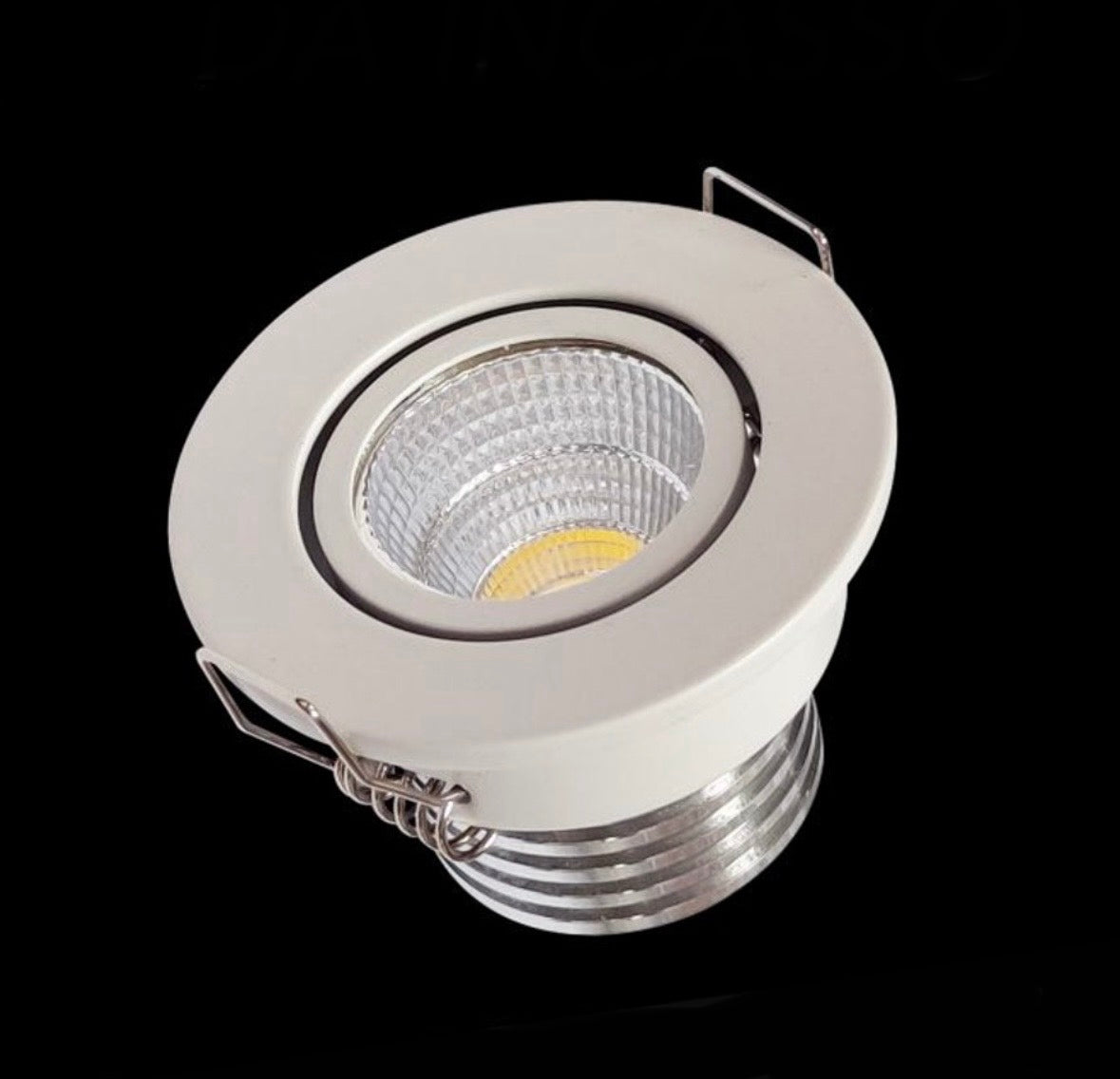 5 Pezzi Faretti LED da Incasso 3W,COB LED 270 lm, Foro Ø45 mm, CCT Switch 3000K/4000K/6500K, Fascio 30°,Corpo in Alluminio, Faretto da Soffitto per Casa, Cucina, Negozi e Uffici, P-45