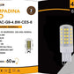 Lampadine LED G9 4,8W 600LM 10 Pezzi 220-240V SPARAC-G9-4.8W-CE5