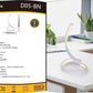 Lampada da Tavolo LED Design Moderno, 12W 840LM, Luce Calda/Naturale/Fredda, Lampada Comodino per Camera da Letto e Soggiorno- D05