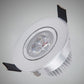 Faretti LED da Incasso 3W, Kit da 5 Pezzi, COB LED 270 lm, Foro Ø68 mm, Luce 3000K/4000K/6500K, Fascio 30°, AC 85-265V, Corpo in Alluminio, Faretto da Soffitto per Cartongesso,P-55