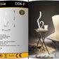 Lampada da Tavolo LED Design Moderno 9W, Luce 3000K/4000K/6500K, DC12V, Lampada Decorativa per Camera da Letto, Soggiorno, Comodino- D04