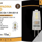 Lampadine LED G4 1.5W 150LM 12V 10 Pezzi SPARDC-G4-1.5W-001