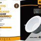 Faretto LED da Incasso 40W 4000LM, Downlight LED Rotondo da Soffitto, Ø225mm Foro Ø195mm, Fascio 60°, CRI ≥80, 3000K 4000K 6500K, 1 Pezzo, GL-AG40
