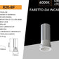 Mini Faretto LED COB da Incasso 3W, CRI≥90, Fascio 24°, Foro Ø20 mm, Alluminio Bianco/Argento, Luce d’Accento per Vetrine, Mobili, Mensole e Soffitti, 3000K / 4000K / 6000K, Modelli R20-B