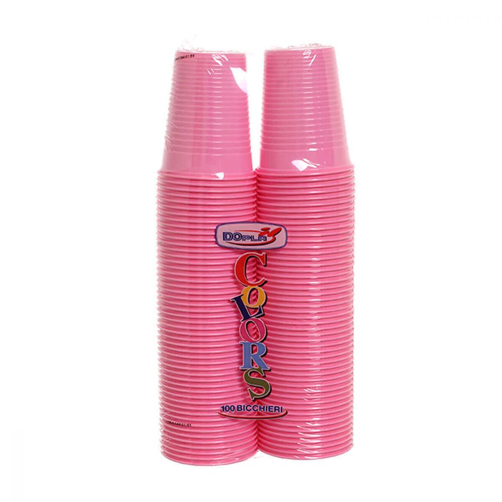 Dopla Colors Bicchieri In Plastica 200ml  100 Pezzi  tutti i colori