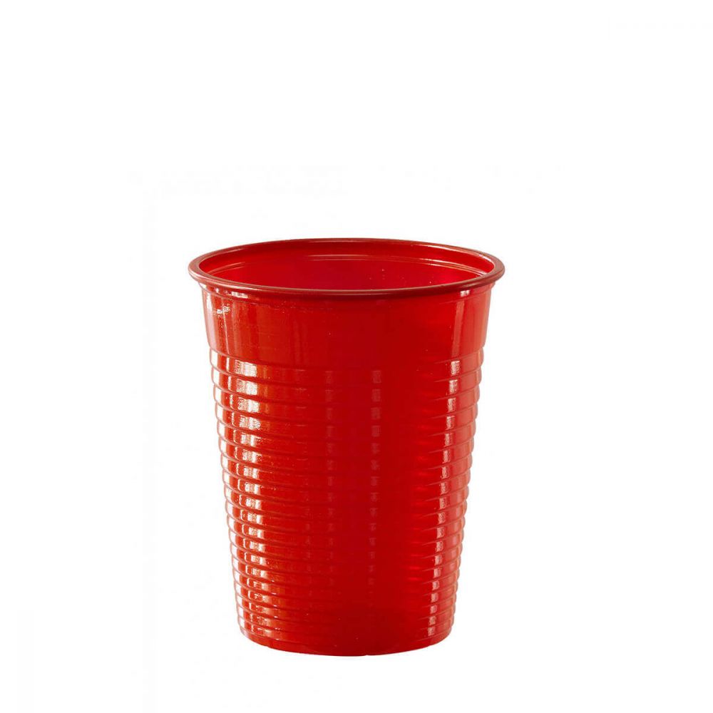 BICCHIERI PLASTICA MONOUSO COLORATI PER FESTE  200ml  50PZ