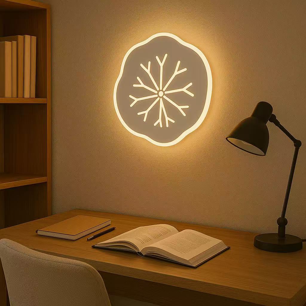TEKHOME Applique da Parete LED 14W Forma Albero Bianco, Lampada da Muro Moderna 3000K-6500K CCT, Illuminazione Decorativa Interna Camera da Letto e Soggiorno AQ10-3C