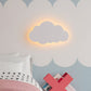 TEKHOME Applique da muro LED 9W design nuvola, luce regolabile 3000K-6500K, lampada da parete per camera da letto bambini soggiorno AQ28-B3C