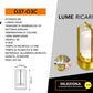 Lampada LED da Tavolo Ricaricabile 3W – Luce Portatile Touch con 3 Temperature di Colore, Batteria 2000mAh, Design Moderno in Alluminio e Acrilico – Uso Interno D37