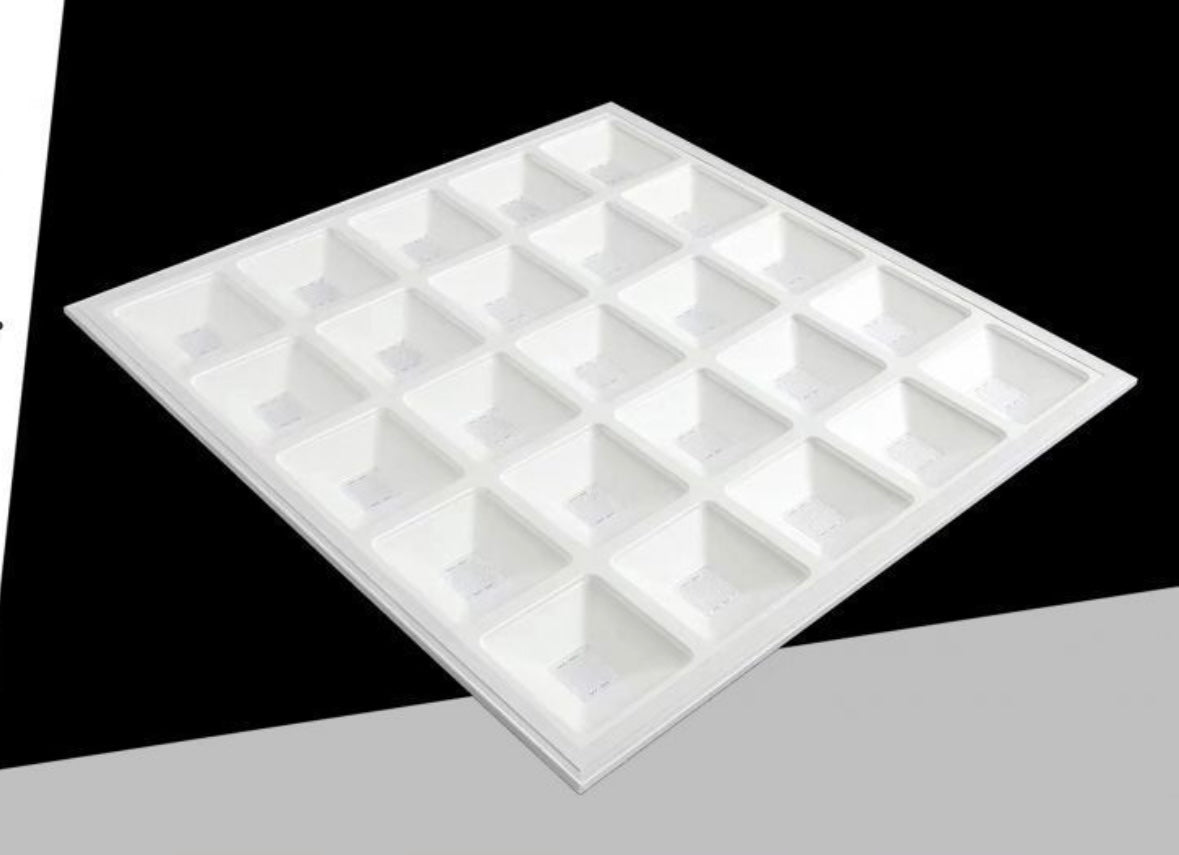 Pannello LED 60x60 40W 4400LM 4000K Luce Naturale, Pannello LED da Incasso 595x595mm, Fascio 90°, CRI≥80, IP40, Flicker Free, 35mm, 1 Pezzo, PN-40W-N