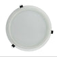 Pannello LED da Incasso Rotondo 24W 2400LM 3000K Luce Calda, Faretto LED da Soffitto Ø240mm, Foro Ø205mm, Fascio 120°, Driver Incluso, 1 Pezzo, P-205E-TC