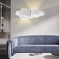 TEKHONE Applique da Parete in Gesso Bianco Moderno, Doppia Emissione di Luce, Attacco G9, Verniciabile, Lampada da Muro per Soggiorno Camera Corridoio – GS-E77