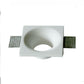 Portafaretto in Gesso da Incasso Quadrato per Cartongesso, Attacco GU10, Verniciabile, Bianco, Foro 105×105 mm GS-14