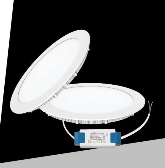 Faretto LED da Incasso 3W 210LM, 3 Colori 3000K 4000K 6500K Selezionabili, Pannello LED Rotondo Ultrasottile Ø88mm, Foro Ø70mm, Fascio 120°, CRI≥80, 1 Pezzo, P-73A-T3C