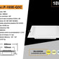 Pannello LED da Incasso Quadrato 18W 1800LM, 3 Temperature Colore Selezionabili 3000K 4000K 6500K, Faretto LED da Soffitto, Foro 165 mm, Dimensione Esterna 200 mm, CRI≥80, IP20, P-165E-Q3C