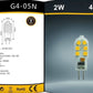 Lampadine LED G4 2W 200LM 12V 10 Pezzi Bi-Pin G4-05