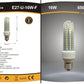Lampadine LED E27 16W, Confezione da 10 Pezzi, 1600LM, 3000K/4000K/6500K, Luce Calda, Naturale e Fredda, Lampadina LED a U, CRI>80, Illuminazione 360°, Risparmio Energetico, Modello E27-U-16W