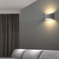 TEKHONE Applique da Parete in Gesso Verniciabile, Lampada da Muro Design Moderno, Attacco G9, Luce Diretta e Indiretta per Soggiorno Camera da Letto Corridoio – GS-E14