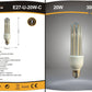 Lampadine LED E27 20W, Confezione da 10 Pezzi, 2000LM, 3000K/4000K/6500K, Lampadina LED a U, Fascio Luminoso 360°, CRI>80, Basso Consumo Energetico, Non Dimmerabile, Modello E27-U-20W