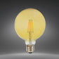 Lampadine LED E27 G125 12W, Confezione da 5 Pezzi, Globo XL Ø125mm, 1300-1500LM, Luce 2600K/3000K/4000K/6500K, Vetro Trasparente o Ambrato, Fascio Luminoso 360°, Basso Consumo,G125-T12