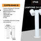 Fai clic per visualizzare la vista completa Risorse per la sicurezza e i prodotti Vuoi riciclare il tuo prodotto GRATUITAMENTE? Lampione da Giardino GU10 IP44 440mm, Palo Luce da Esterno Moderno in Alluminio, Attacco GU10, – Senza Lampadina 539PB-B440