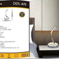 Lampada da Tavolo LED Design Moderno, 12W 840LM, Luce Calda/Naturale/Fredda, Lampada Comodino per Camera da Letto e Soggiorno- D05