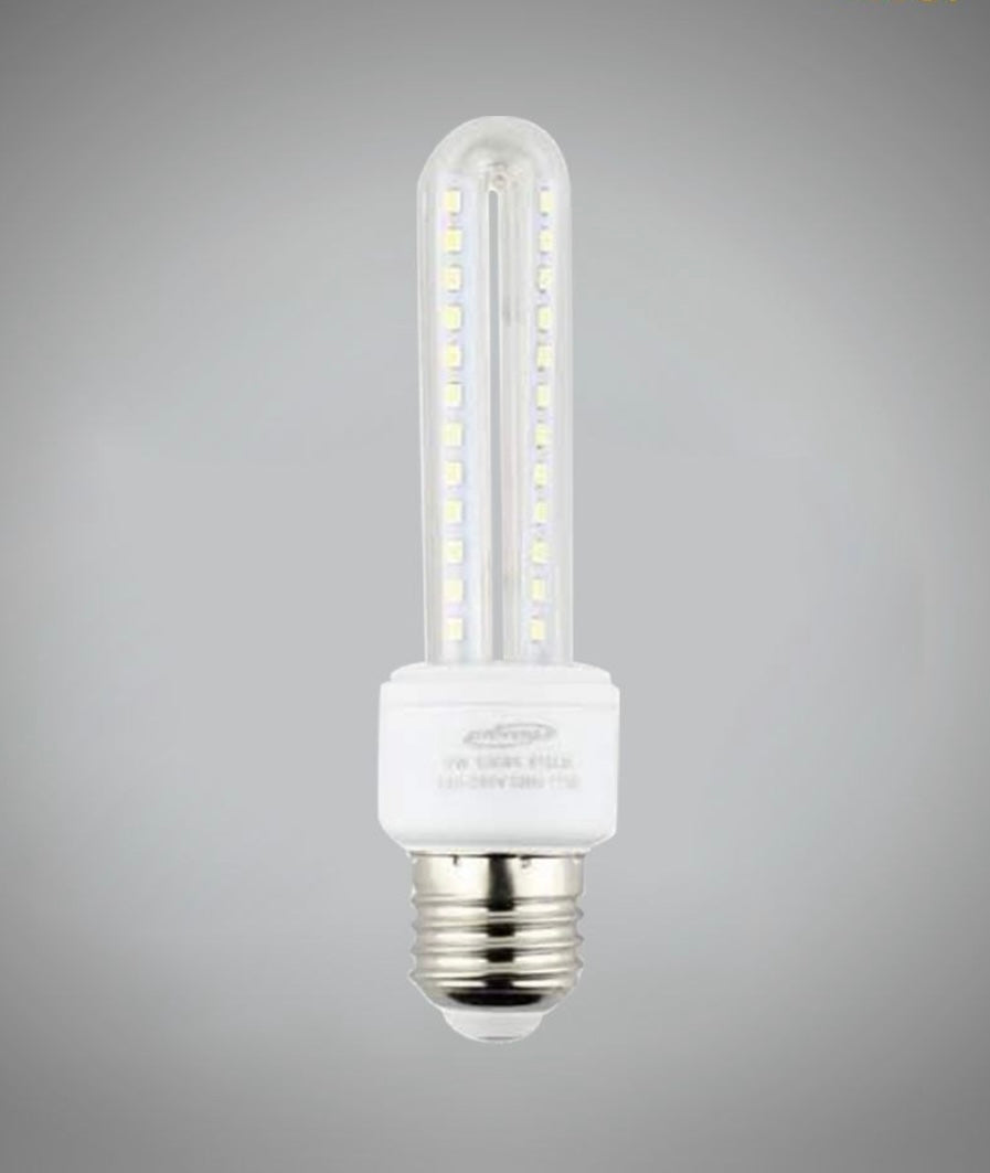 Lampadine LED E27 9W, Confezione da 6 Pezzi, 810LM, Luce Calda 3000K, Lampadina LED Tubolare, Emissione 360°, CRI>80, Basso Consumo Energetico, Non Dimmerabile, Attacco E27, Modello 2U-04TC