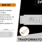 Driver LED 3W 250mA, Alimentatore Trasformatore LED AC 110-240V, Uscita DC 9-12V, Ricambio per Faretti e Pannelli LED, 10 Pezzi, 3W-3C
