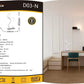 Lampada da Tavolo LED Moderna – 12W, Design Artistico a S, CRI≥80, 3000K / 4000K / 6500K, Lampada da Comodino e Scrivania, Interno IP20- D03