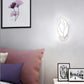 APPLIQUE DA PARETE STILE MODERNO FOGLIA