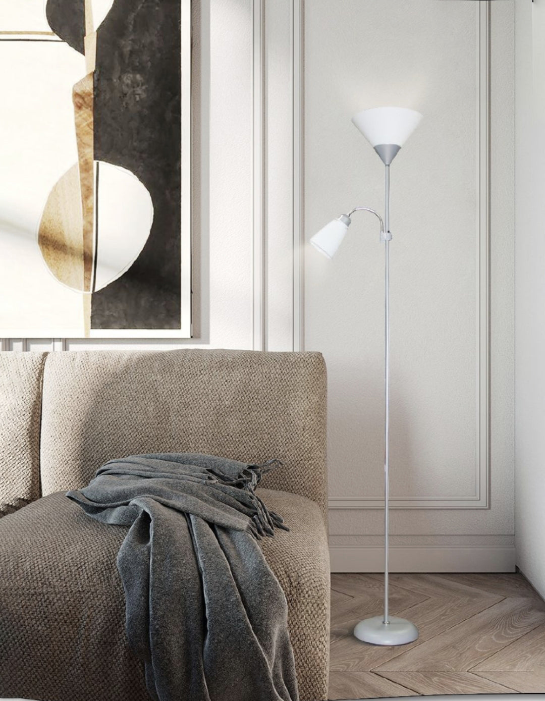 LAMPADA DA TERRA MODERNA TULIPANO 178CM