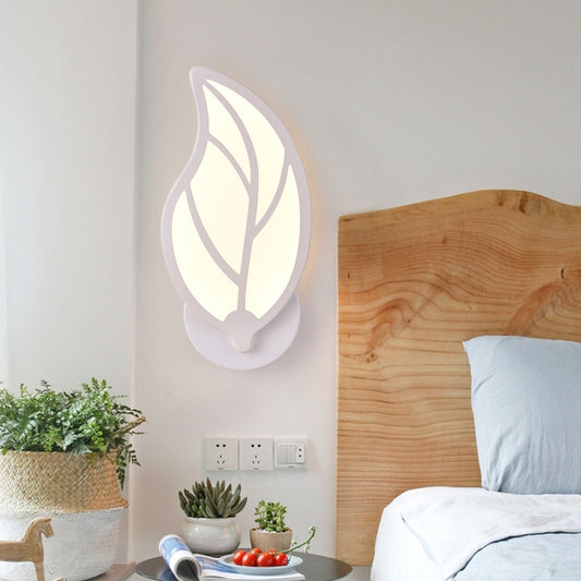 APPLIQUE DA PARETE STILE MODERNO FOGLIA