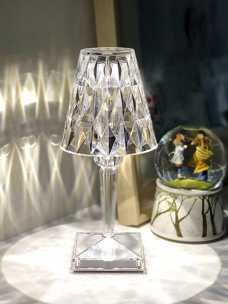 LAMPADA DA TAVOLO MODERNA DIAMANTE TOUCH